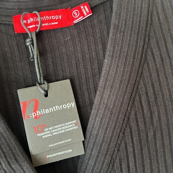 N:philanthropy sole cardigan in black size small NWT - Picture 4 of 8